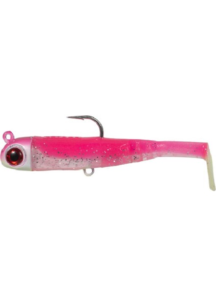 Lily Shad 2+1 11CM 60GR Silikon Yem Renk : Pink Uv