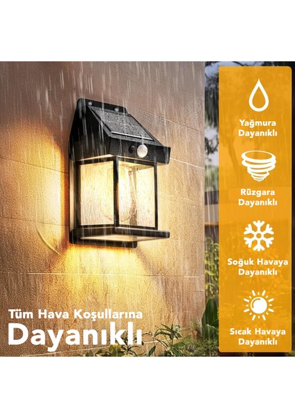 10 Adet Solar Duvar Lambası - Hareket Sensörlü Güneş Enerjili Lamba Yol Bahçe Aydınlatma fırsatları