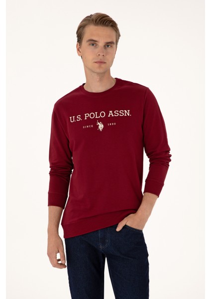 Erkek Bordo Sweatshirt 50313743-VR014