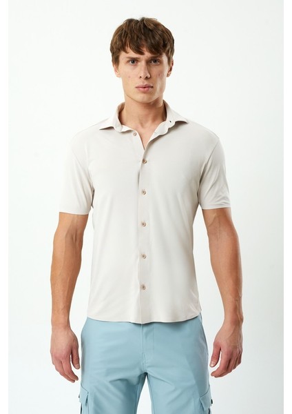 Erkek Açık Pembe Pike Gömlek