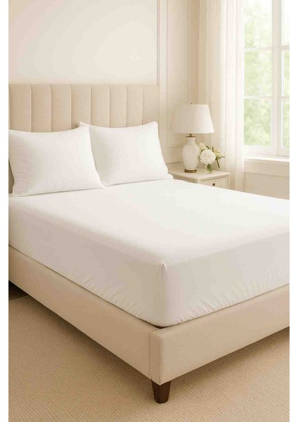 % 100 Pamuk Penye Lastikli Çarşaf