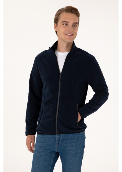 Erkek Lacivert Hırka (Örme) 50313779-VR033