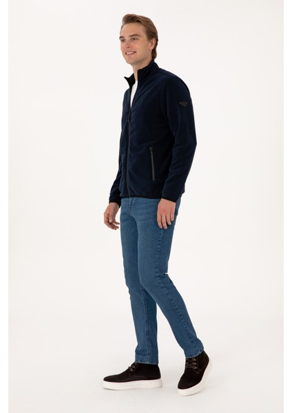 Erkek Lacivert Hırka (Örme) 50313779-VR033 fırsatları