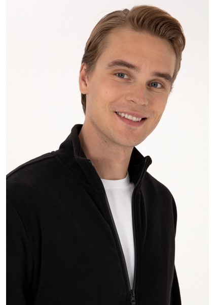 Erkek Siyah Hırka (Örme) 50313779-VR046 fiyatları