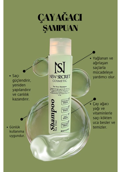 Cosmetic - Çay Ağacı Şampuanı modelleri