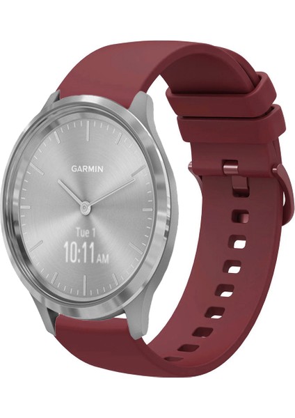 Garmin Vivomove 3 ile Uyumlu Kordon Jel Silikon Tokalı Kayış