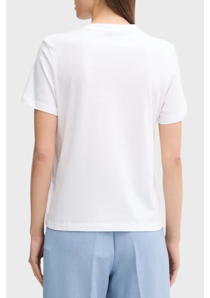 % 100 Pamuk Regular Fit Bisiklet Yaka Logolu T Shirt LV047C863GYAA Bayan T Shirt LV047C863G Yaa fiyatları