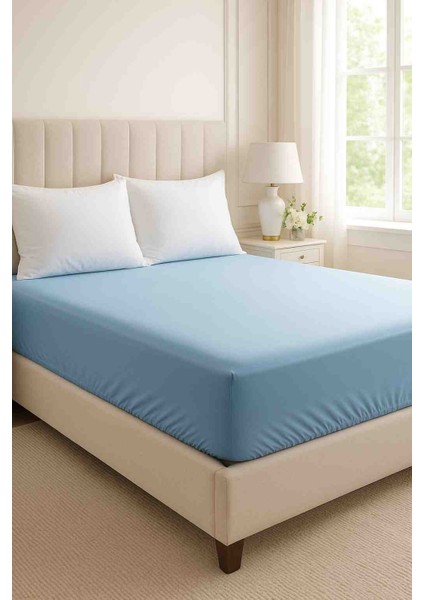 % 100 Pamuk Penye Lastikli Çarşaf