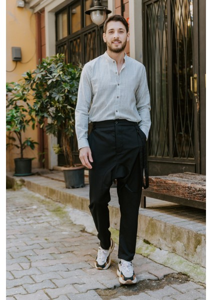 Düz Paça Erkek Şalvar Pantolon