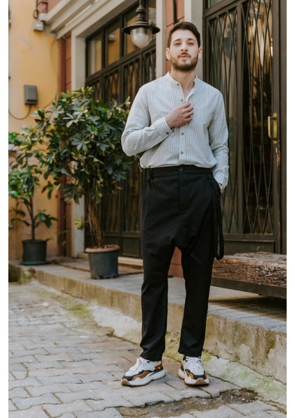 Düz Paça Erkek Şalvar Pantolon modelleri