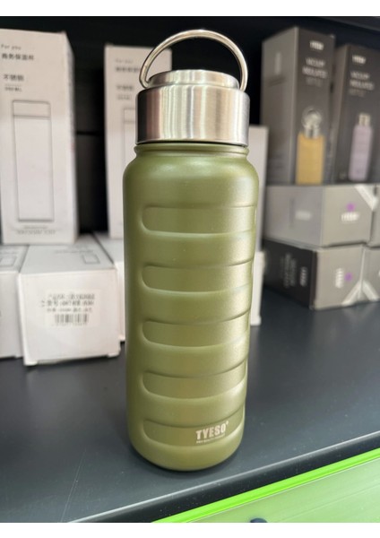 Paslanmaz Çelik Termos Su Şişesi 360ML Vakumlu Kapak Yeşil Ithal Ürün fırsatları