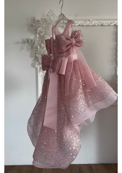 Kuyruklu Boncuklu Payet Abiye Elbise fiyatları