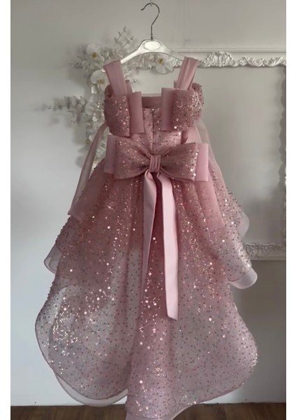 Kuyruklu Boncuklu Payet Abiye Elbise modelleri