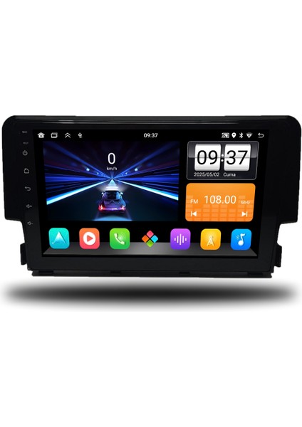 Honda Civic 2016-2021 Arası Fc5 Kasa 8-128 GB Multimedya Navigasyon