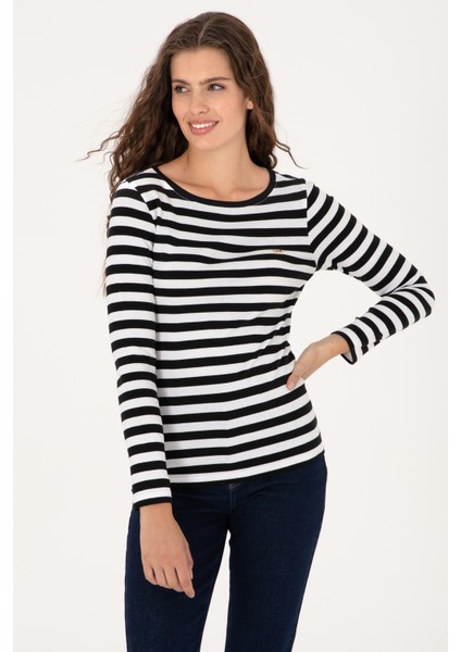 Kadın Siyah Sweatshirt 50314203-VR046