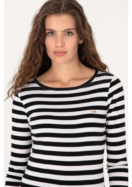 Kadın Siyah Sweatshirt 50314203-VR046 fiyatları