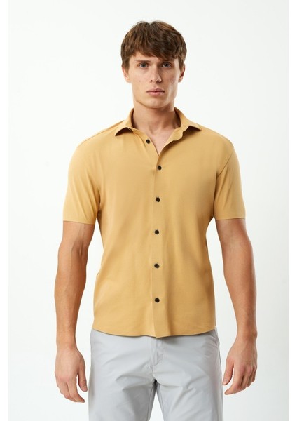 Erkek Hardal Pike Gömlek