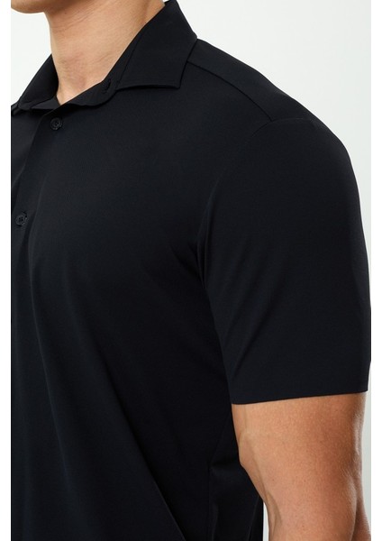 Erkek Siyah Pike Gömlek modelleri