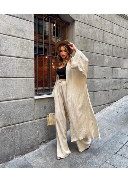Uzun Kimono Pantolon Takım fiyatları