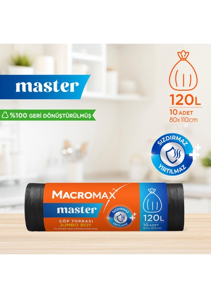 Master Çöp Torbası Jumbo Boy-10 Adet fiyatları