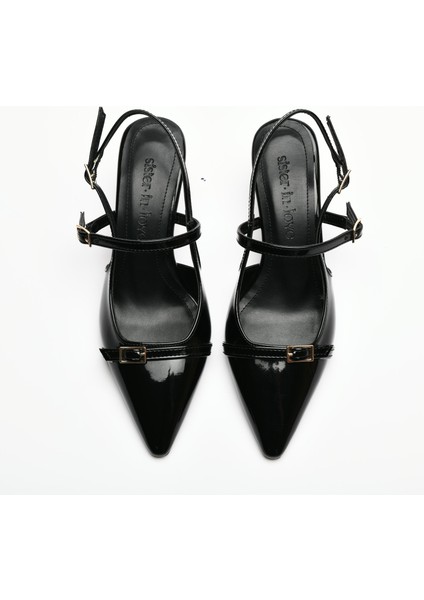 Asta Kısa Topuklu Tokalı Rugan Stiletto indirimleri