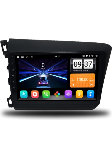 Honda Civic 2012-2015 Arası Fb7 Kasa 4-64 GB Multimedya Navigasyon