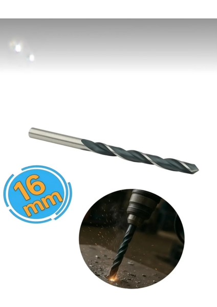 Hss Matkap Ucu 16 mm Metal Delme Matkap Ucu