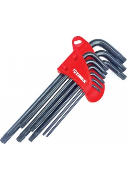 9 Parça 180 mm Yıldız Allen Seti ZMK-1021 fırsatları