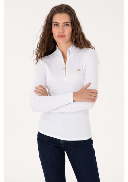 Kadın Beyaz Sweatshirt 50313564-VR013