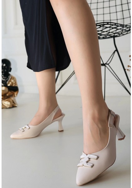 Wipa Bej Cilt Topuklu Ayakkabı fiyatları