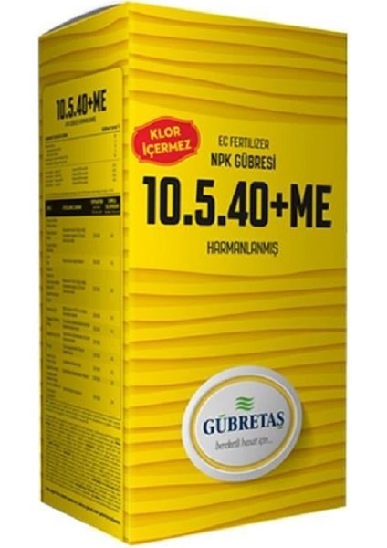 1 kg 10.5.40+ME Toz Gübre