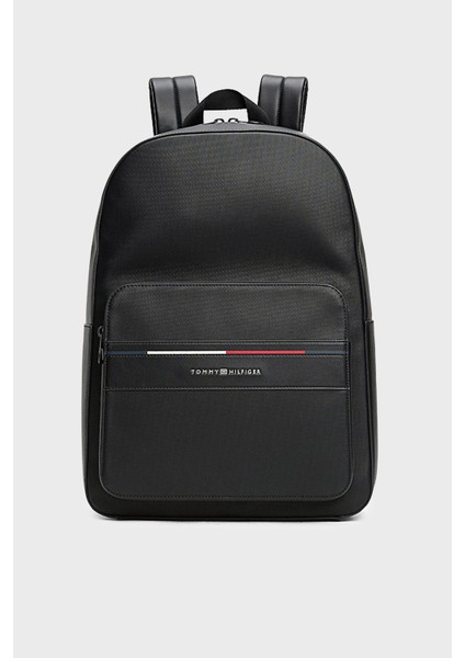 Logolu Ayarlanabilir Omuz Askılı Sırt Çantası Erkek SIRT ÇANTASI AM0AM13404 BDS