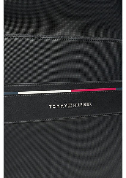 Logolu Ayarlanabilir Omuz Askılı Sırt Çantası Erkek SIRT ÇANTASI AM0AM13404 BDS fırsatları