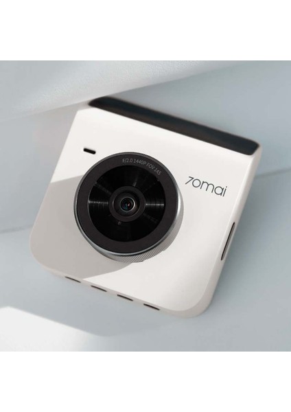 A400 Dashcam 1440P Quad Hd 2k 145° Açılı Gece Görüşlü Araç Kamerası Bej