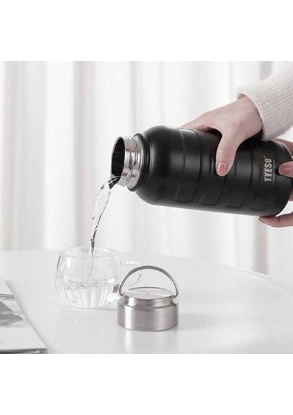 Paslanmaz Çelik Termos Su Şişesi 360ML Vakumlu Kapak Siyah Ithal Ürün modelleri