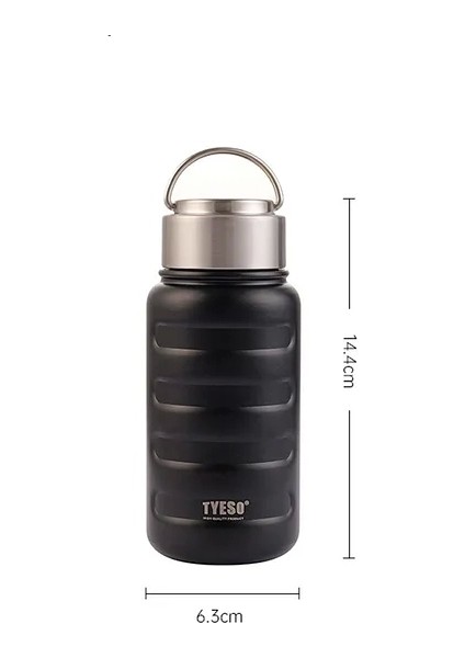Paslanmaz Çelik Termos Su Şişesi 360ML Vakumlu Kapak Siyah Ithal Ürün fırsatları