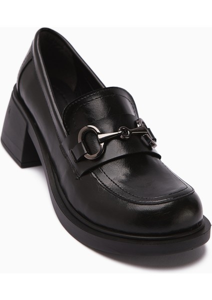 Berita Siyah Kalın Topuklu Kadın Ayakkabı