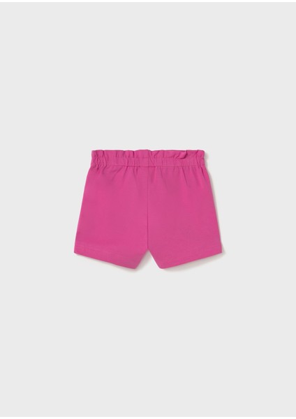 Kız Bebek Tişört Şort 3'lü Takım Fuşya 1232 fırsatları