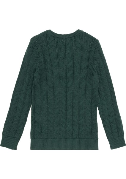 Erkek Çocuk Koyu Yeşil Kazak /triko 50315638-VR079 modelleri