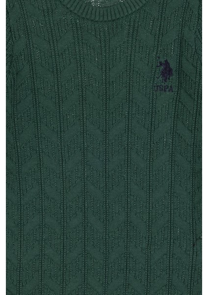 Erkek Çocuk Koyu Yeşil Kazak /triko 50315638-VR079 fırsatları