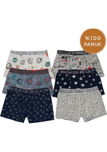 Çocuk Boxer 6 Adet