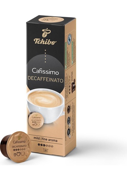 Cafissimo Caffè Crema Decaffeinato 10'lu Kapsül Kahve