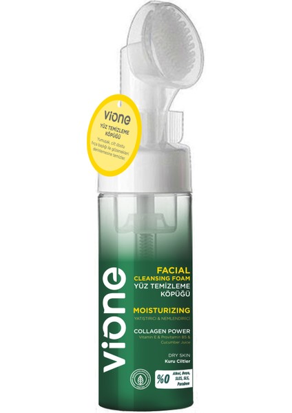 2 Li Set-1 Yüz Temizleme Köpüğü 150ML Özel Fırçalı modelleri