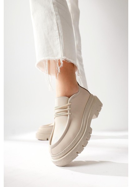 Henrica Ten Kalın Tabanlı Makosen Ayakkabı