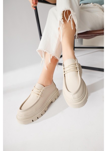 Henrica Ten Kalın Tabanlı Makosen Ayakkabı modelleri