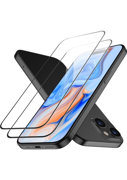 Iphone 15 Anti-Static Temperli Full Cam Ekran Koruyucu 2 Adet modelleri