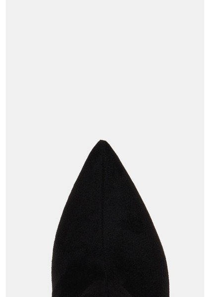 The Revival Ornamet Kadın Siyah Topuklu Çizme fırsatları