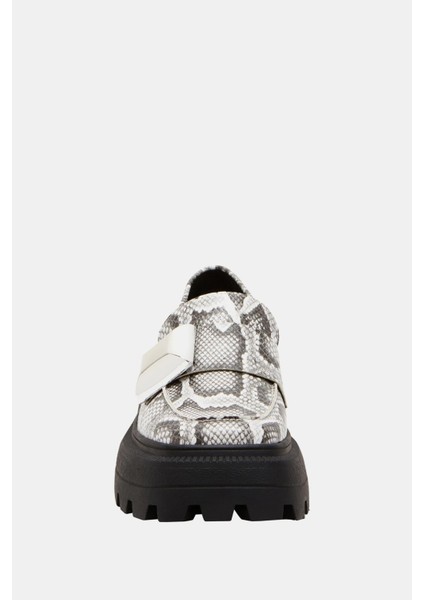 The Geli Combat Kadın Siyah Multi Loafer modelleri