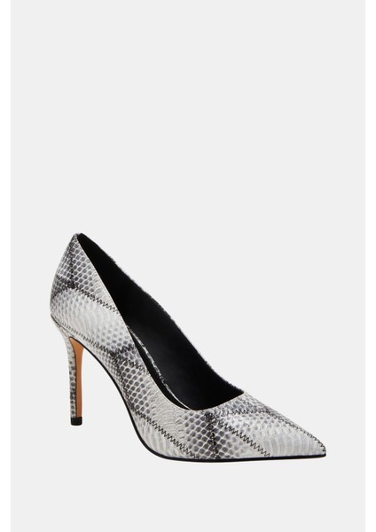 The Revival Pump Kadın Siyah Beyaz Topuklu Ayakkabı fiyatları