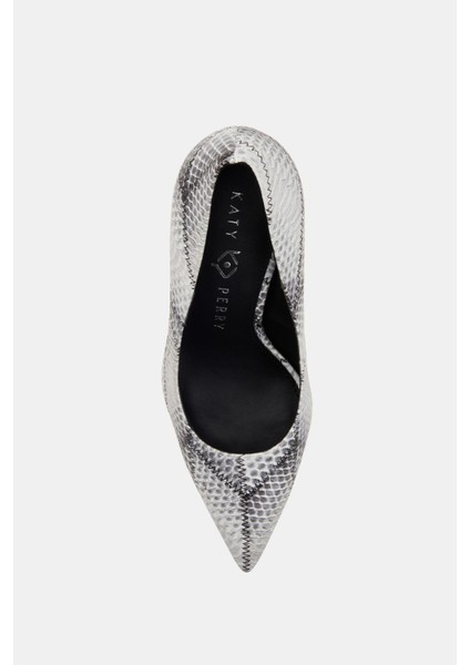 The Revival Pump Kadın Siyah Beyaz Topuklu Ayakkabı indirimleri